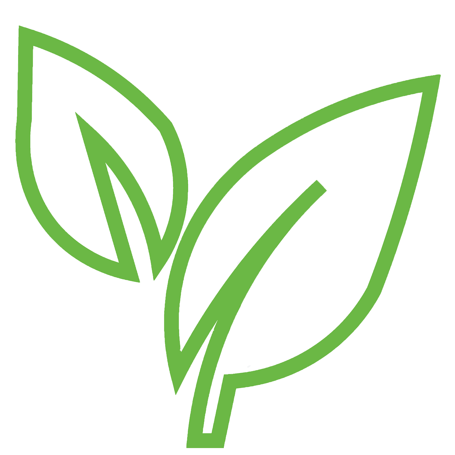 背景の葉っぱのイラスト